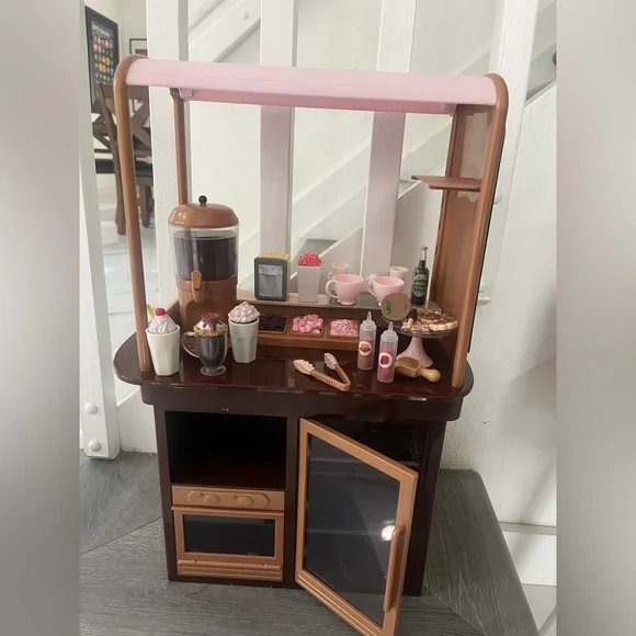 Our Generation Doll CHOCOTASTIC HOT CHOCOLATE STAND with Accessories - Picture 1 of 8